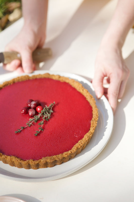 Cranberry Gingersnap Tart